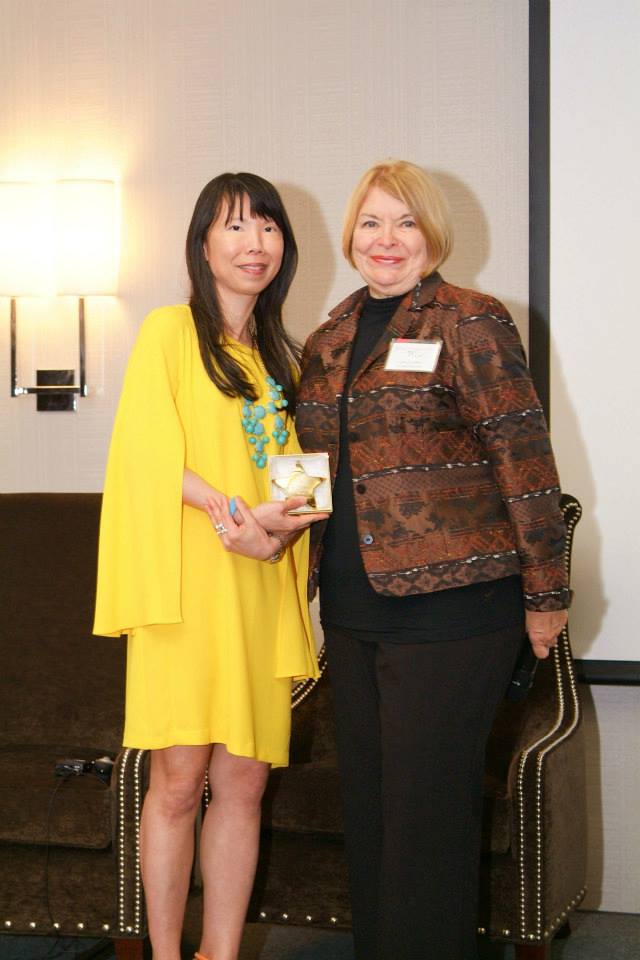 Keynote Speaker - JuE Wong, the CEO of StriVectin with Beauty Industry West (BIW) President, Lynn D. Ludlam        