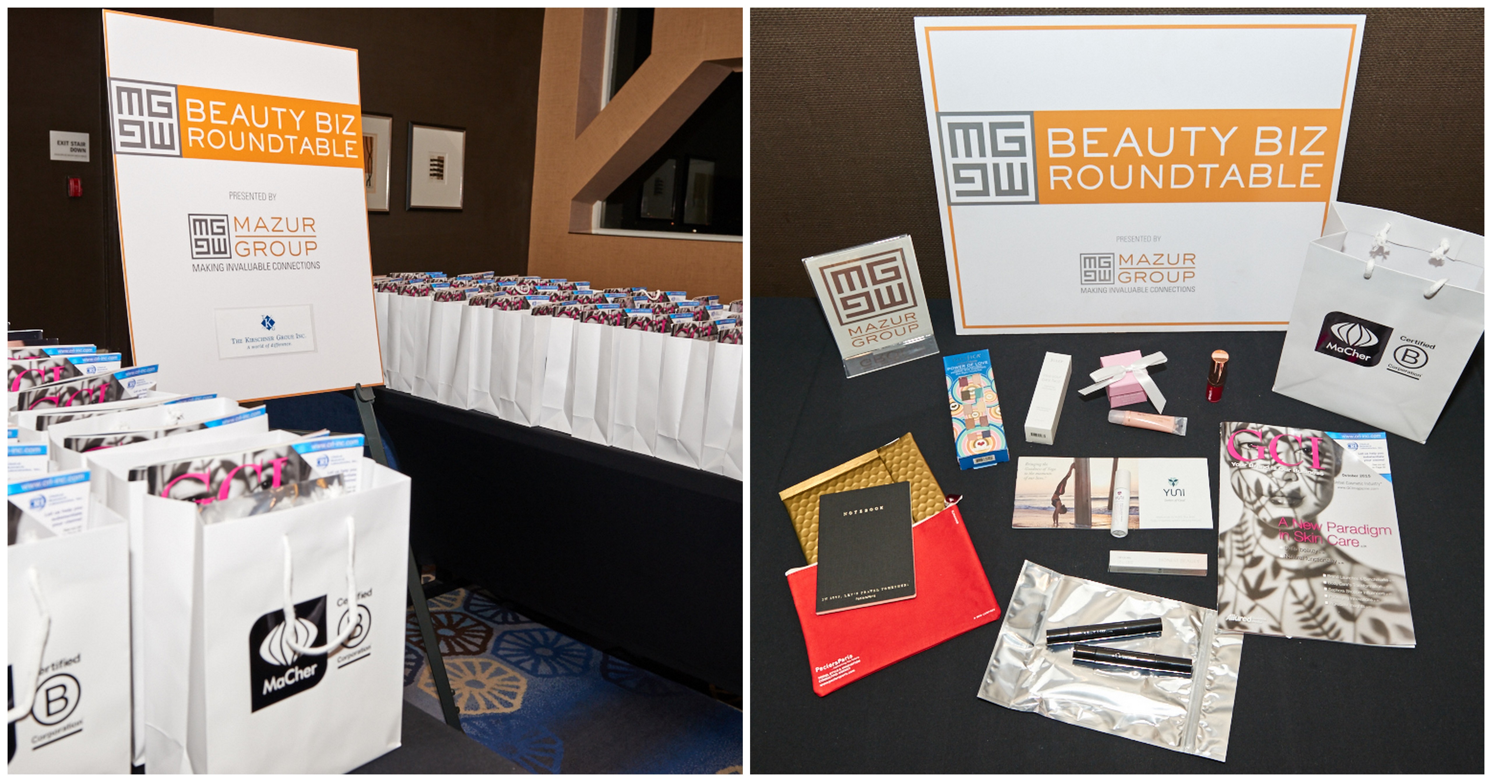 Our beauty-stuffed BBR13 gift bags - always a HIT with our BBR attendees!
