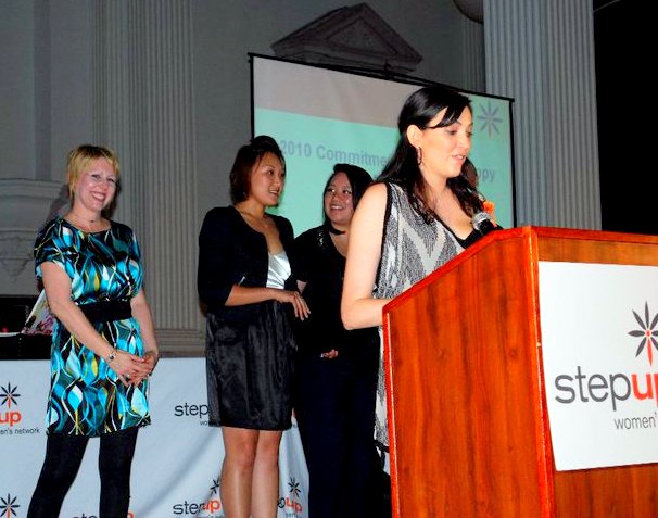 In 2010, Step Up honored our very own Jenn Harrison, for her philanthropic commitment to Step Up's efforts. 