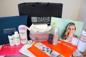 Hope everyone liked their event goodie bags thanks to Cosmetix West, Cospack America, and Total Beauty. How cute is our beauty emergency kit?